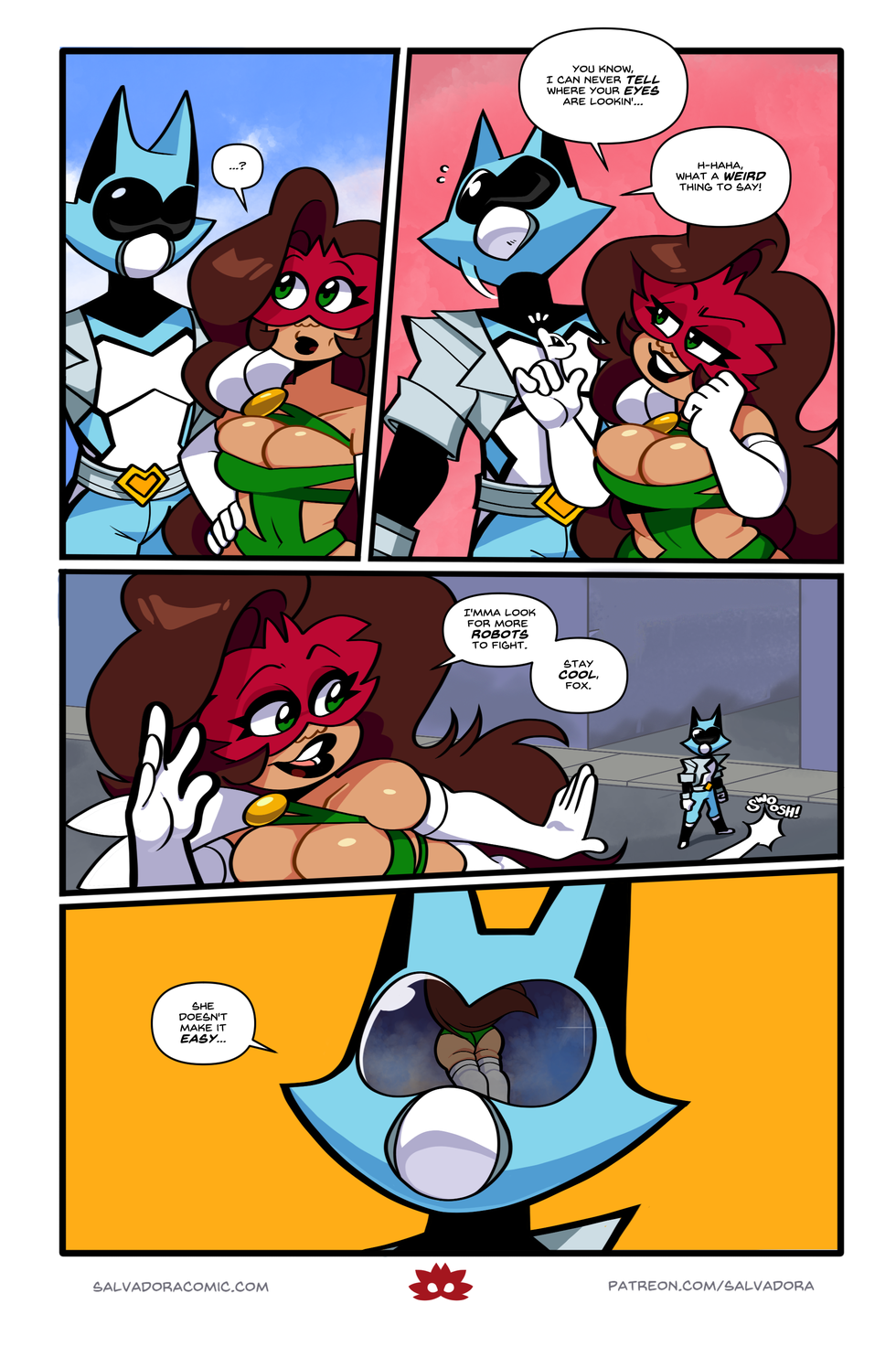 He hates seeing her leave, but loves watching her go.